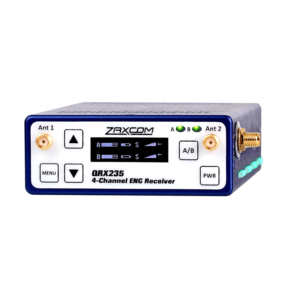 Zaxcom QRX235 4-Channel ENG Receiver-Pinknoise Systems