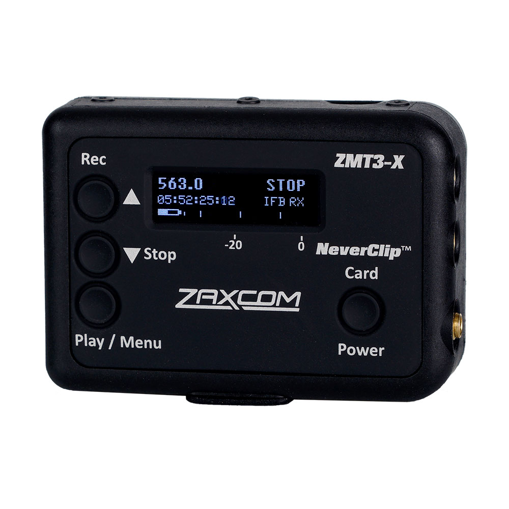 Zaxcom ZMT3-X Ultra Small Digital Wideband Transmitter w/ Internal Recording-Pinknoise Systems
