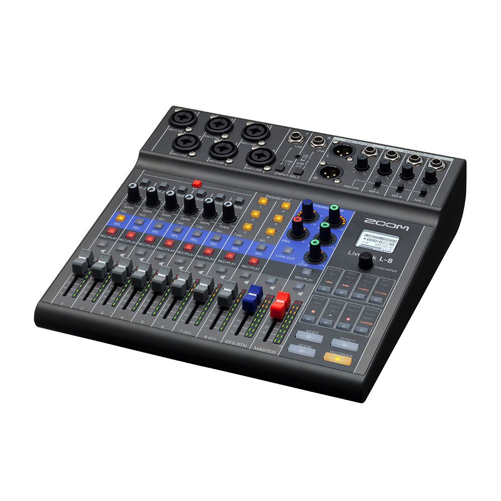 Zoom LiveTrak L-8 Small Mixer/Recorder