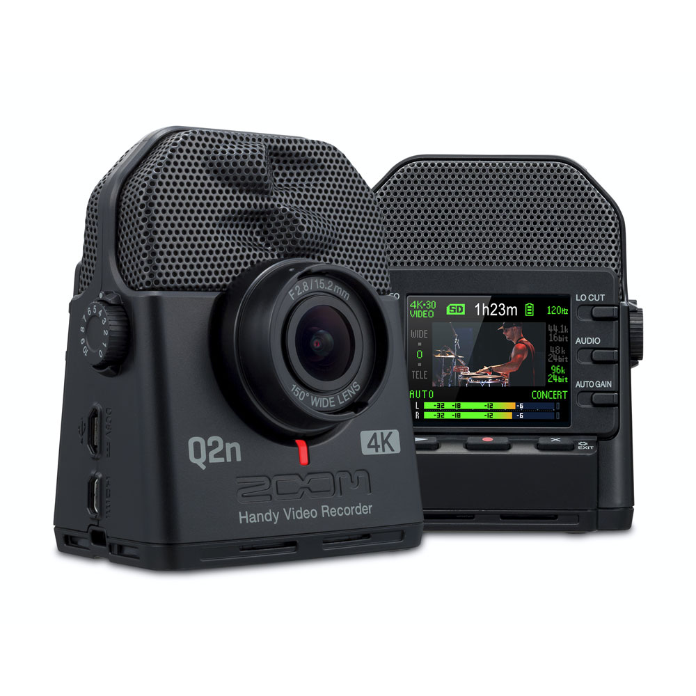 Zoom Q2n-4K Handy 4K Video Recorder with X/Y Condenser Microphones