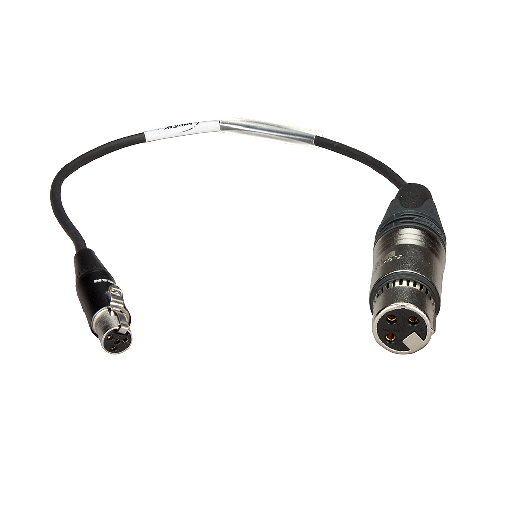 Ambient UMP-EMC Input Cable - TA4F to 3-Pin XLRF EMC