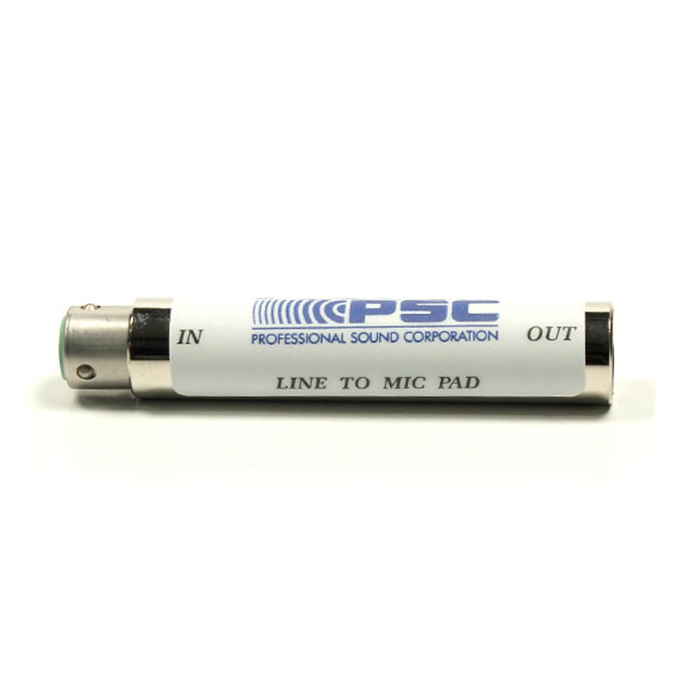 PSC Line to Mic In-Line Barrel Adapter
