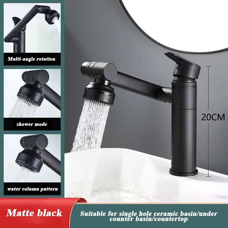 360° drehbarer Wasserhahn -  Der perfekte Wasserhahn für jedes Bad oder jede Küche!