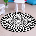 round flower cushion