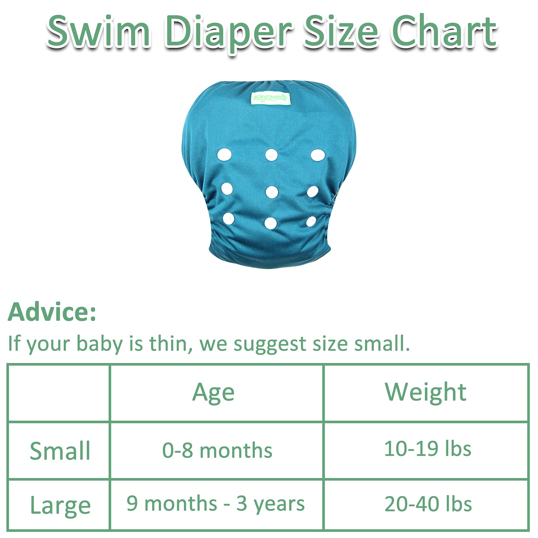 Wegreeco swim outlet diapers