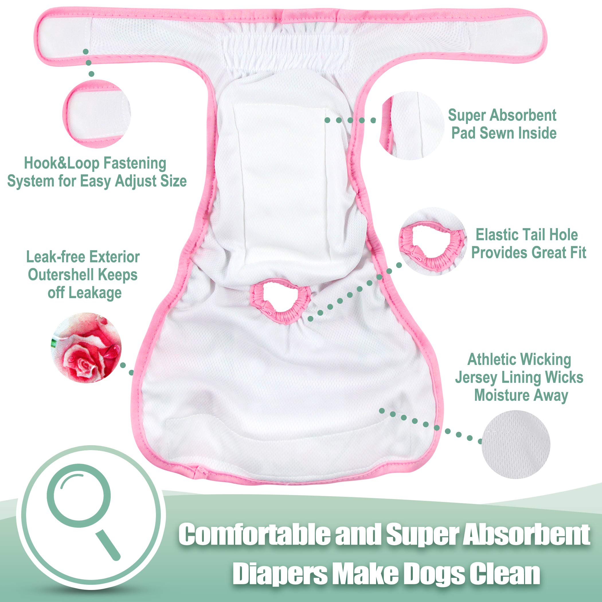 Female Dog Diapers Diapers for Dogs In Heat Wegreeco