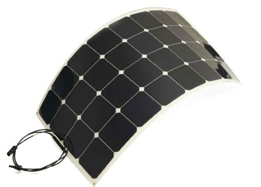 Flexible Solar Panel bent