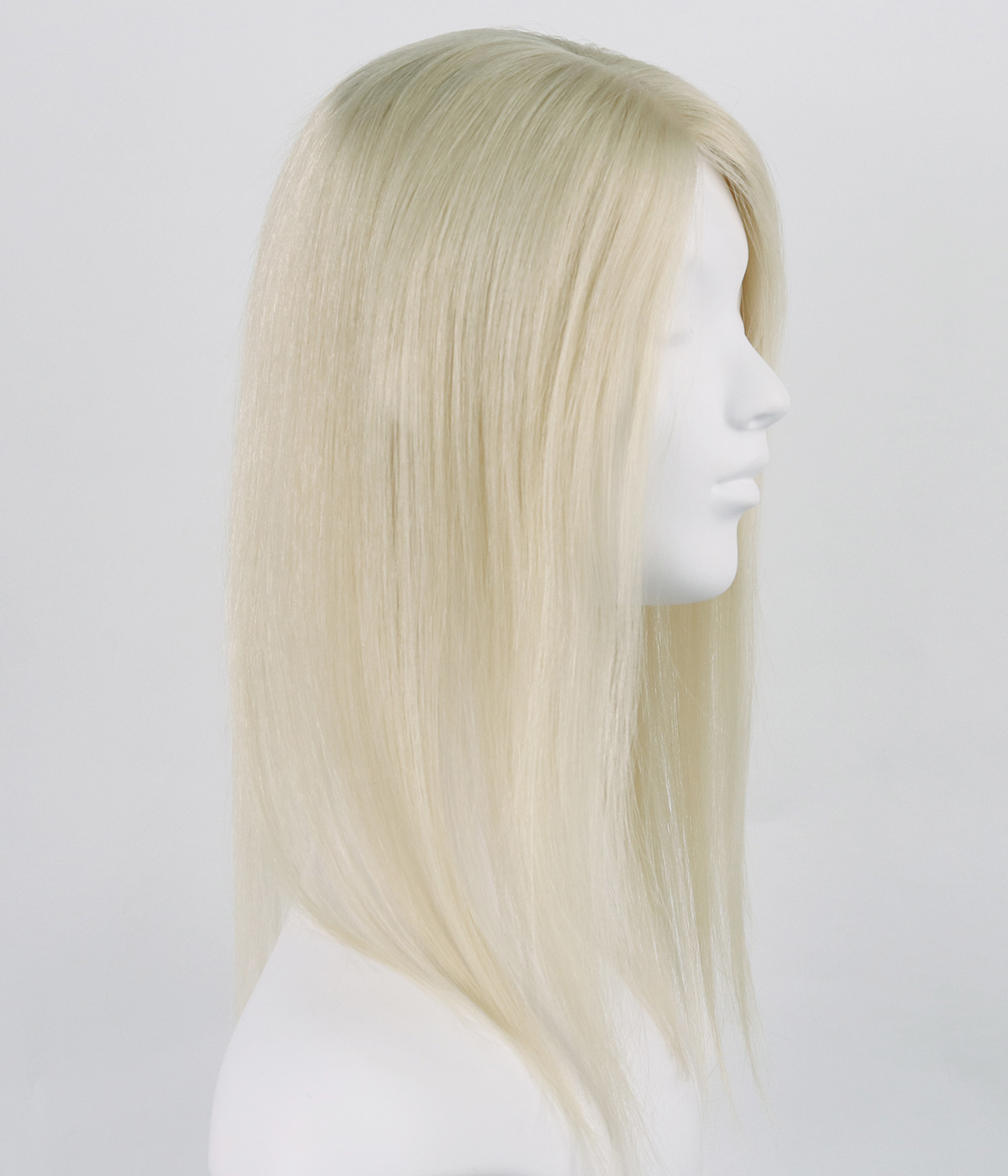 6"x6" Silk Part Human Hair Topper with Full Hand-tied Fish Net Around | Micro Line Topper | Hair Loss Integration System  