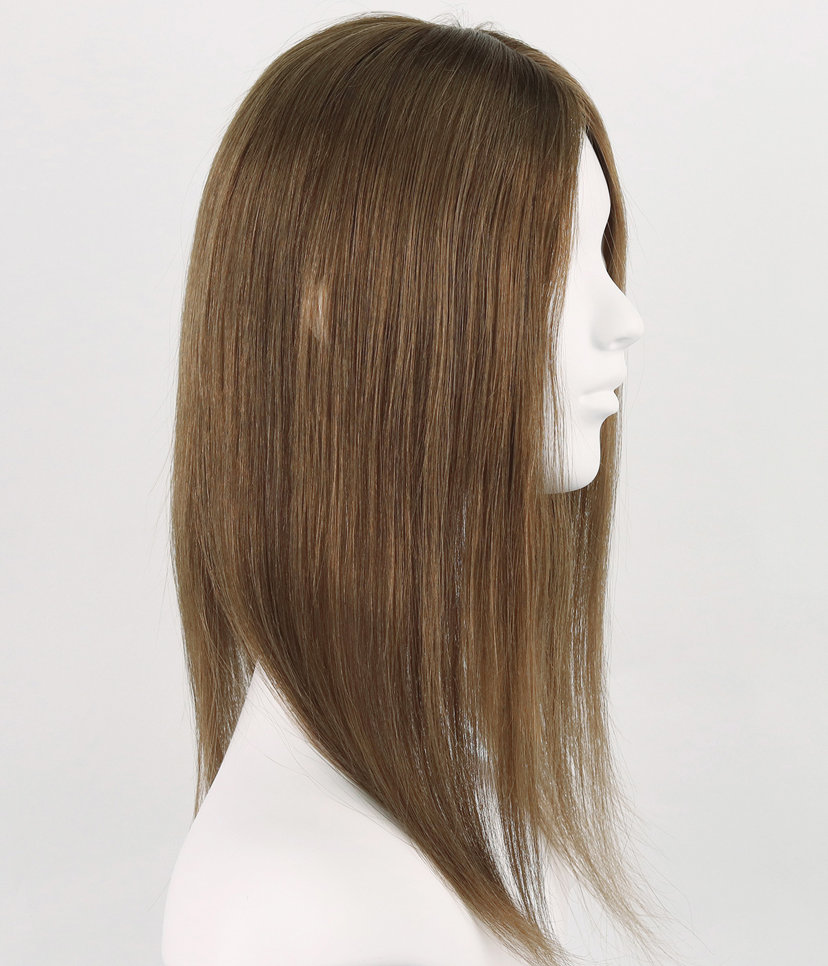 6"x6" Silk Part Human Hair Topper with Full Hand-tied Fish Net Around | Micro Line Topper | Hair Loss Integration System  