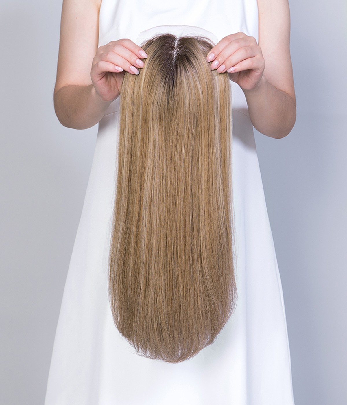 6"x6" Silk Top Human Hair Topper 