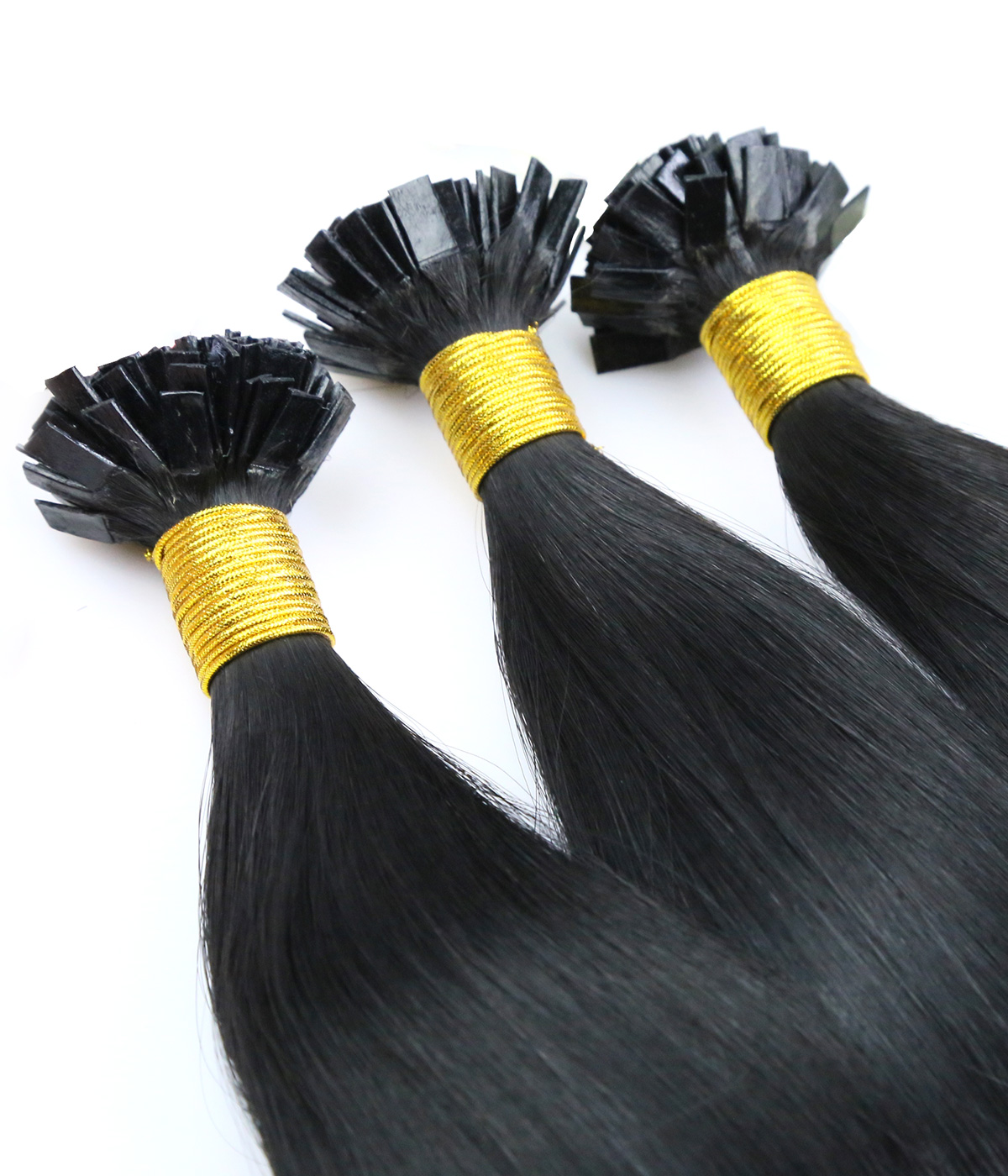 Delux Keratin Fusion Flat tip Bonded 100% Virgin Human Hair Extensions for pro 100g