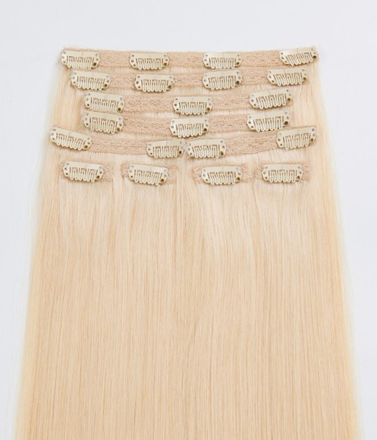 20" 200G 10 Pieces Classic Clip-in Remy Human Hair Extensions