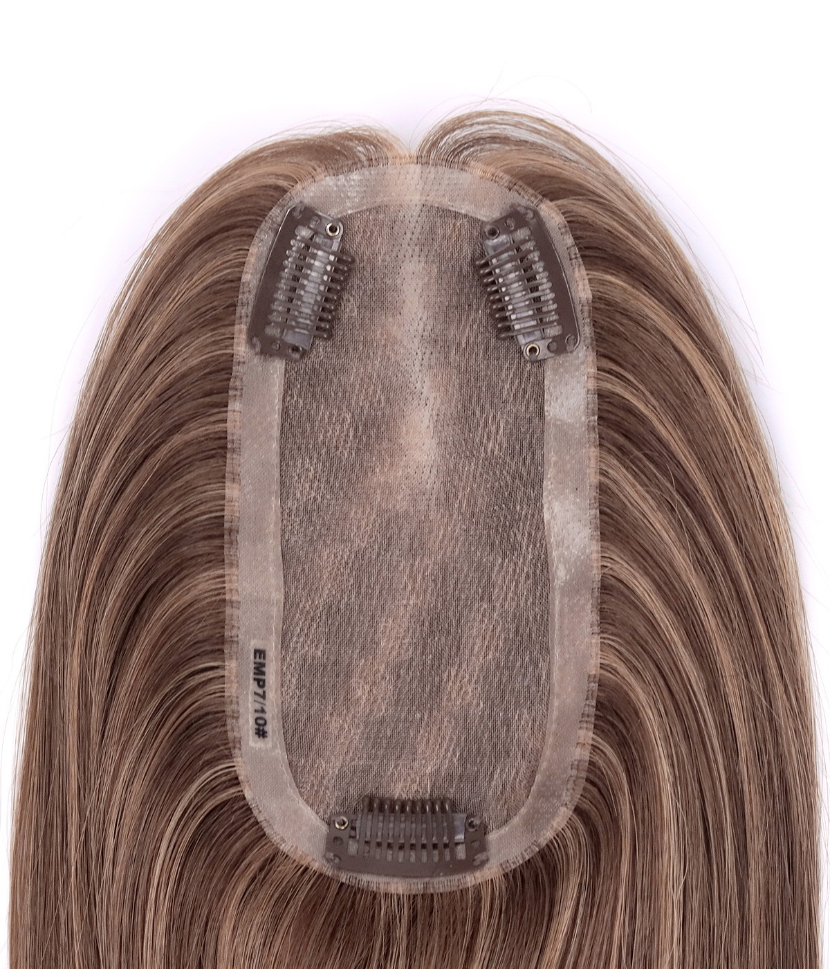 2.75"*6" Full Mono Human Hair Topper for Thinning Hairline | Low Density