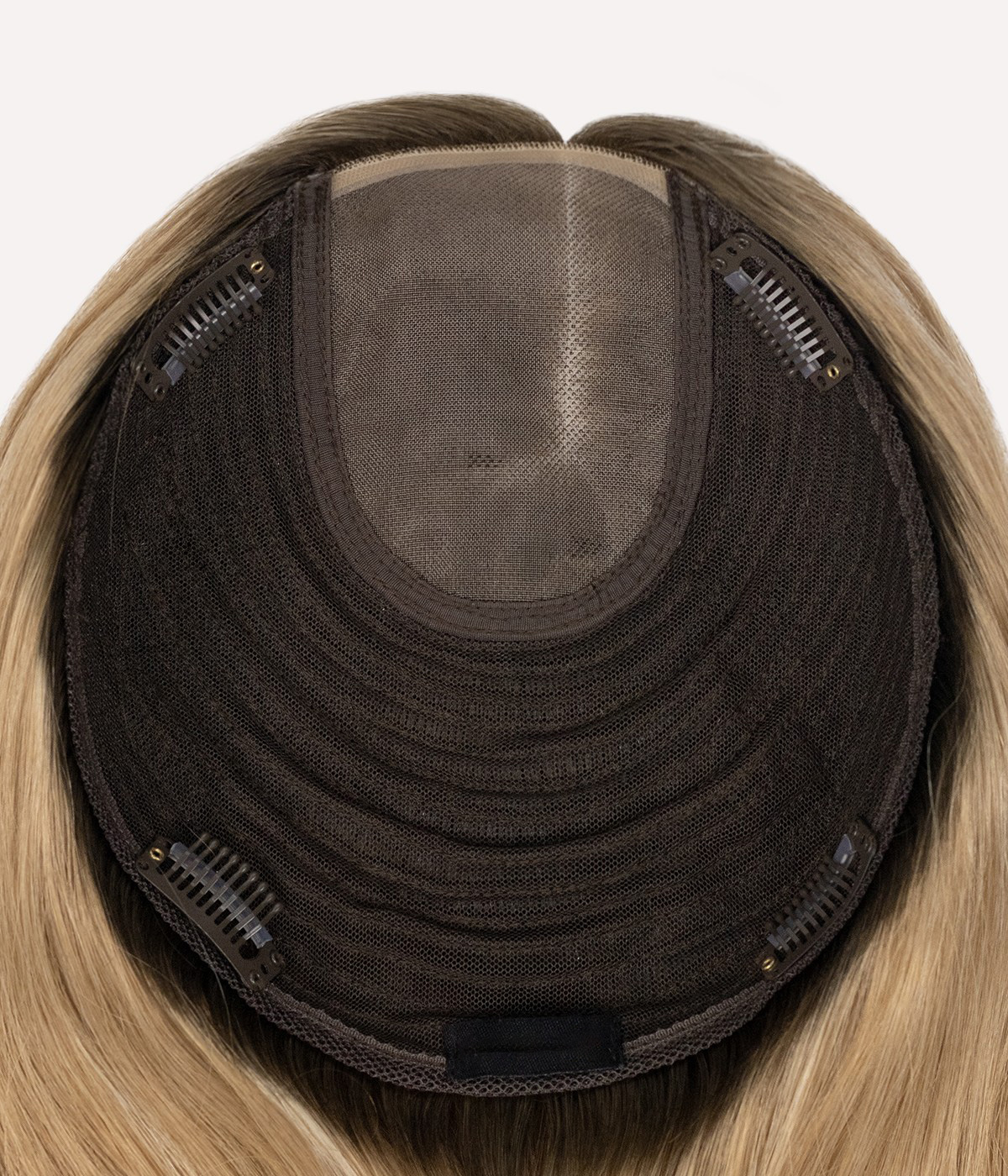 7" x 8"  Mono Top Human Hair Topper | With Pre-cut Layers | Free Hair Parting 