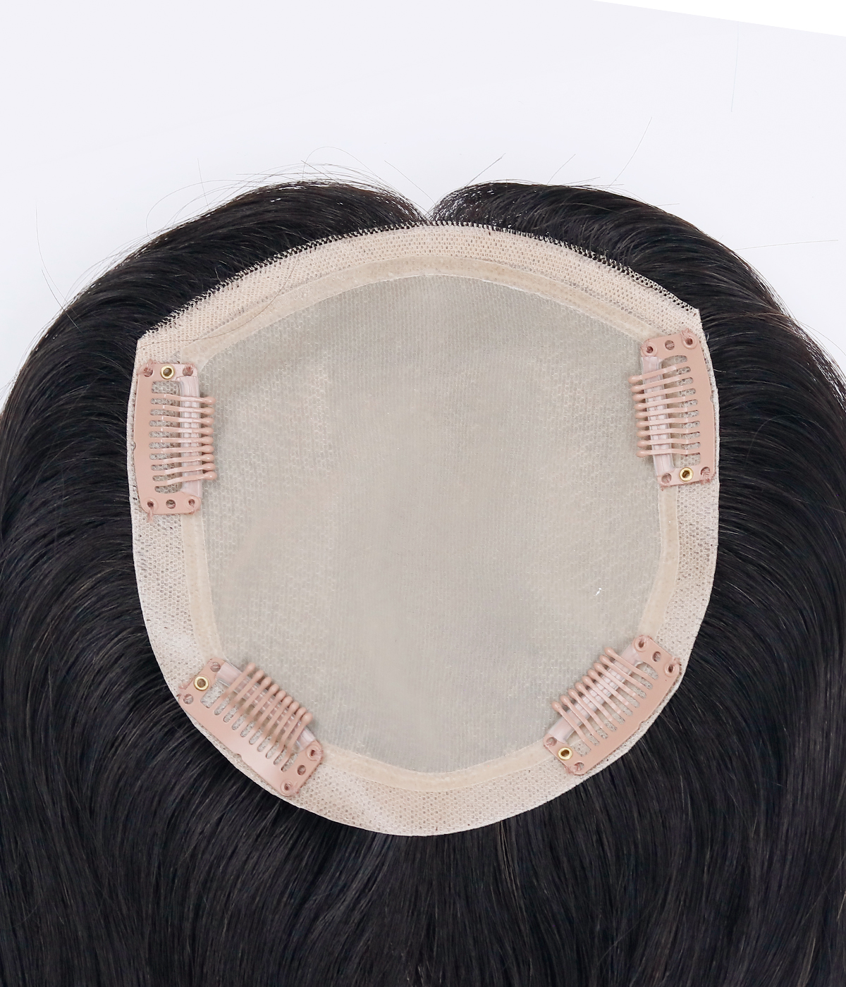 4.75"*5" Full Silk Base Human Hair Topper for Thinning Top