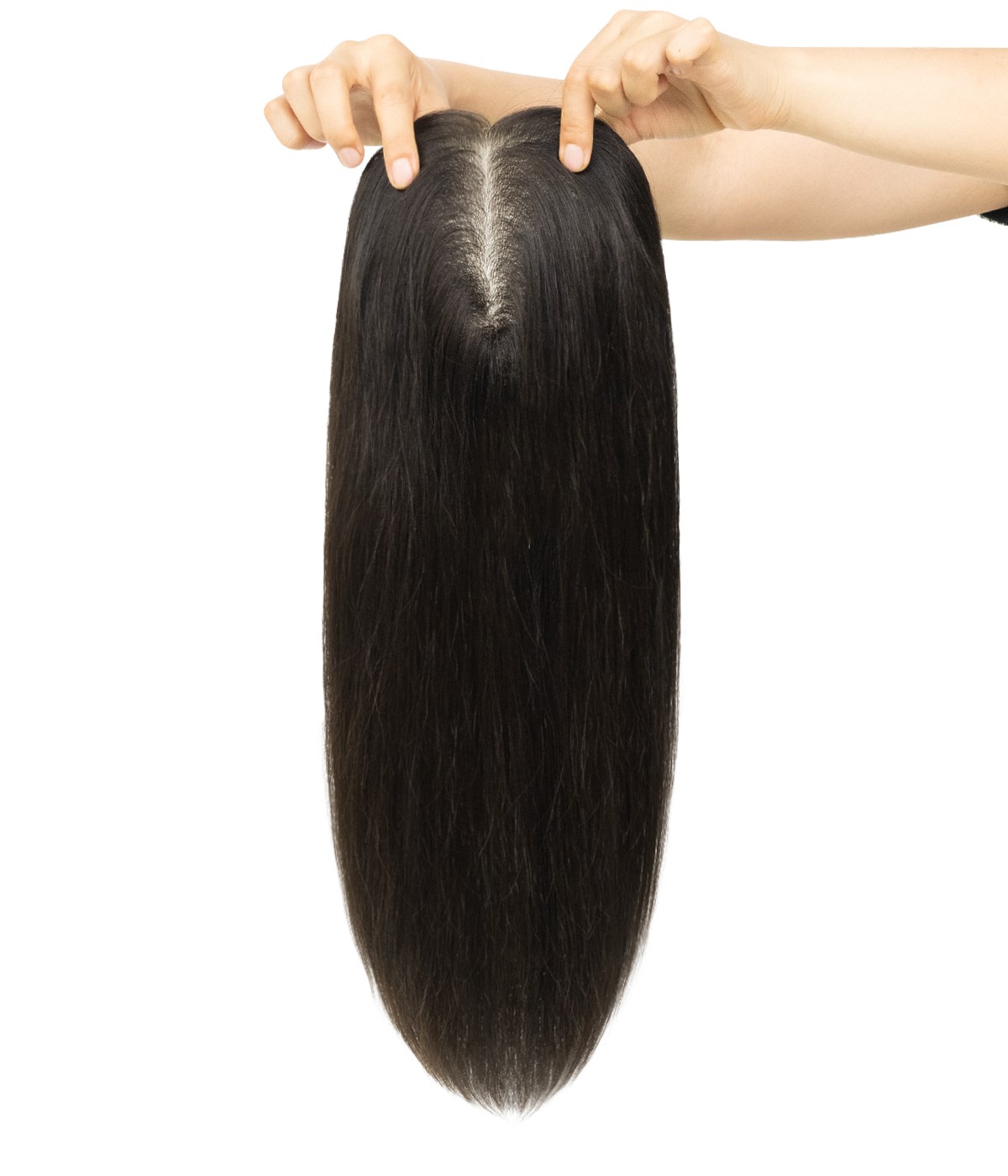 4.75"x5" Full Silk Base Human Hair Topper for Thinning Top 