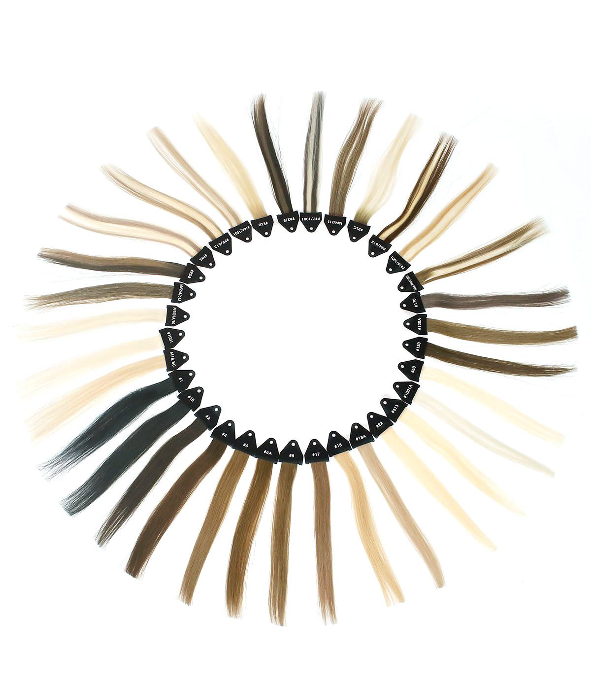 Color Chart 33 Color For Human Hair Extensions