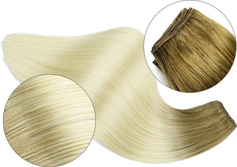 MOST CLASSIC AND DURABLE MACHINE WEFT HAIR EXTENSIONS