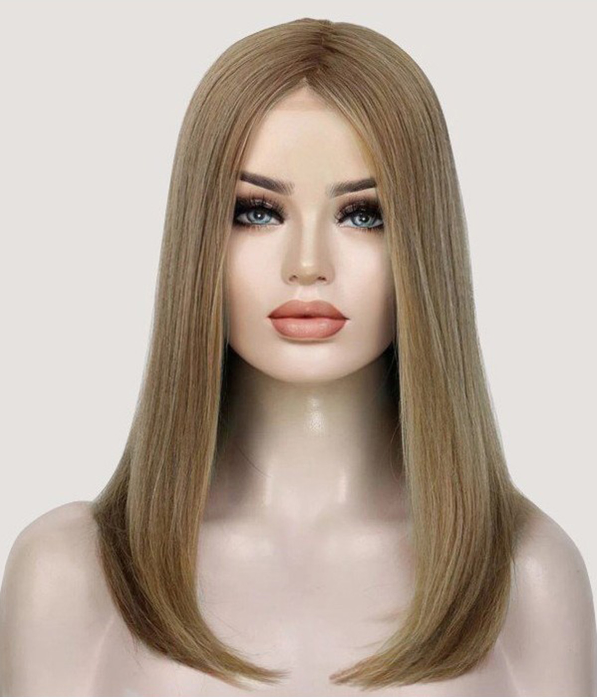 Mono Top Blonde Remy Human Hair Wig Lace Front