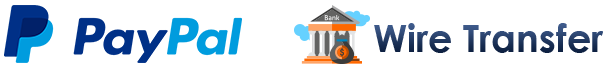 PayPal,Wire Transfer