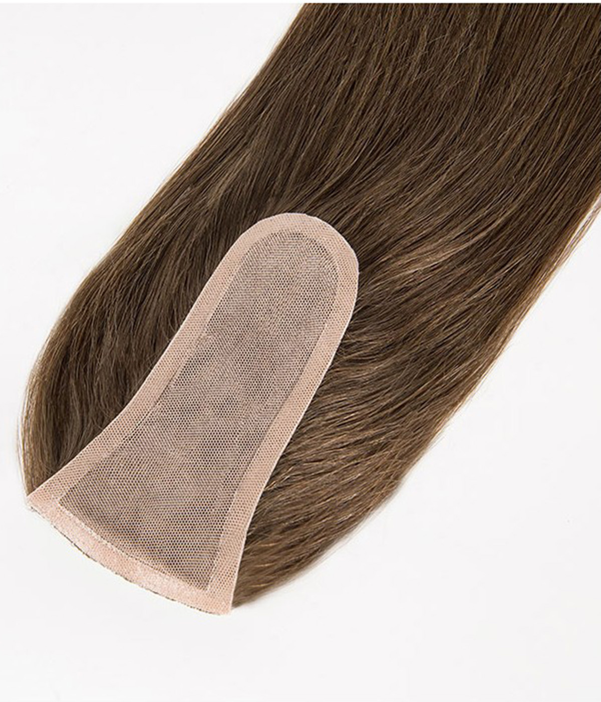 5.5"*2.75" Full Silk Base Human Hair Topper
