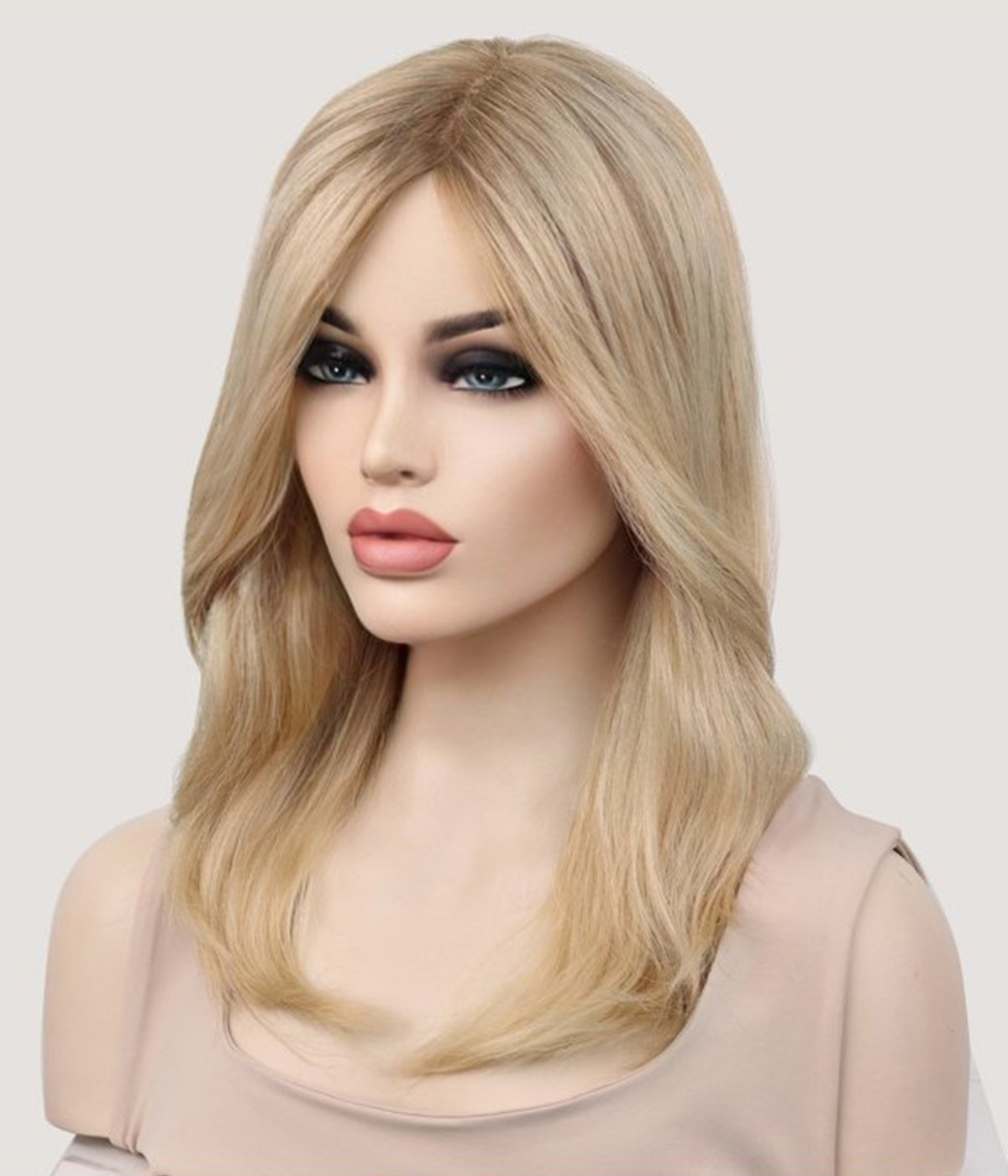 Silk Top Blonde Remy Human Hair Wig 