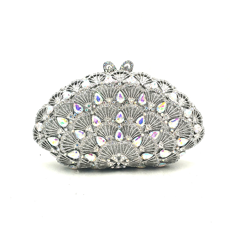 Colorful Scallop Clutch