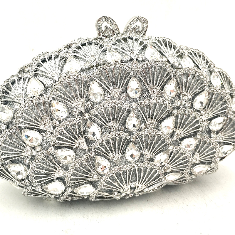 Colorful Scallop Clutch