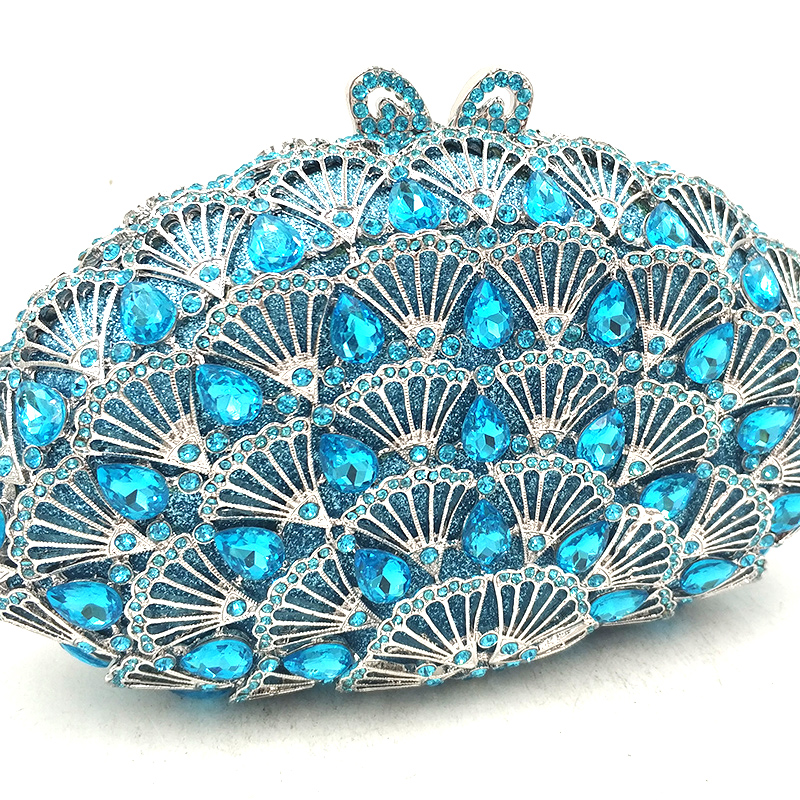 Colorful Scallop Clutch