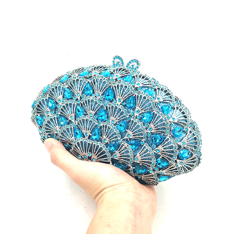 Colorful Scallop Clutch
