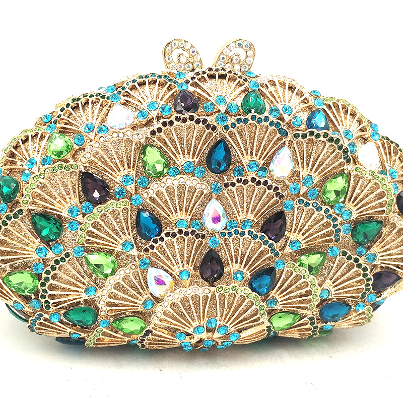 Colorful Scallop Clutch