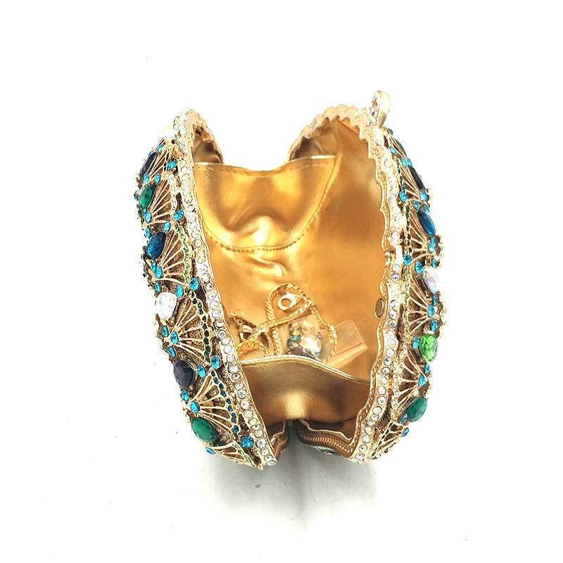 Colorful Scallop Clutch