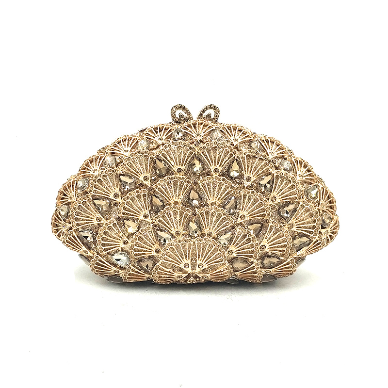 Colorful Scallop Clutch