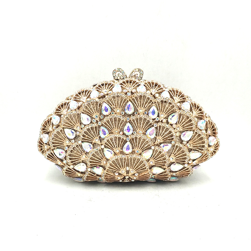 Colorful Scallop Clutch