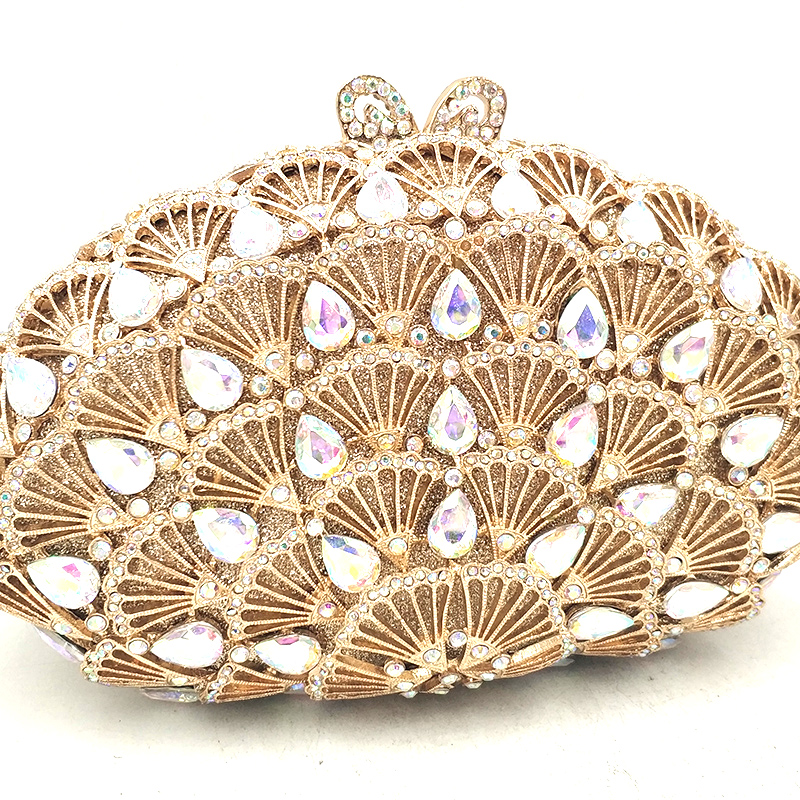 Colorful Scallop Clutch