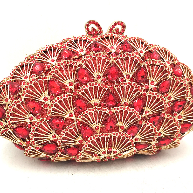 Colorful Scallop Clutch