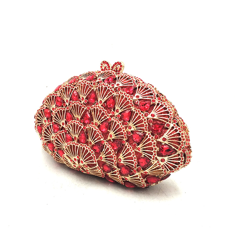 Colorful Scallop Clutch