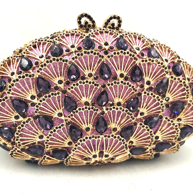 Colorful Scallop Clutch