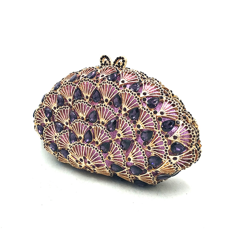 Colorful Scallop Clutch