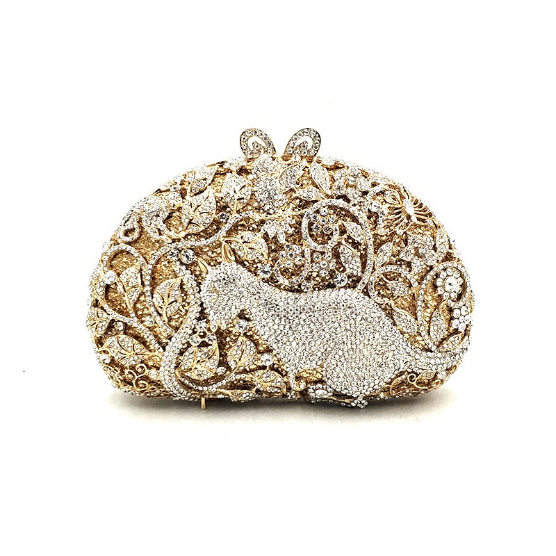 Lovely Kangaroo Crystal Bag