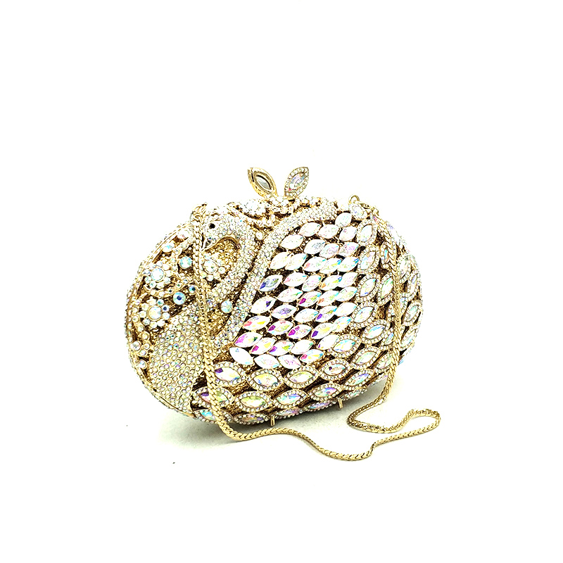 Swan Diamond Clutch