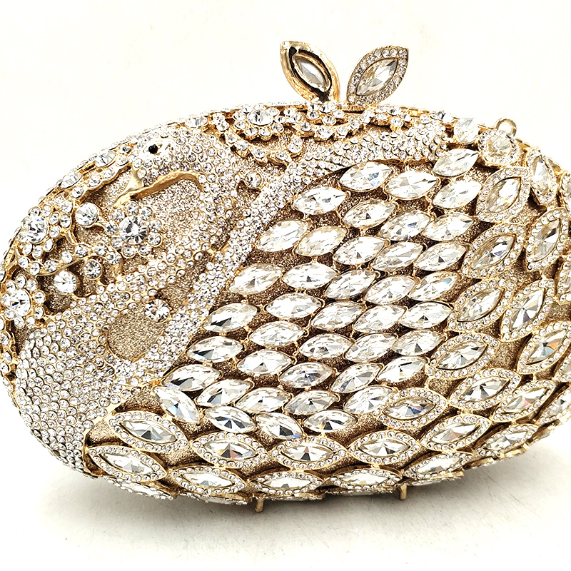 Swan Diamond Clutch