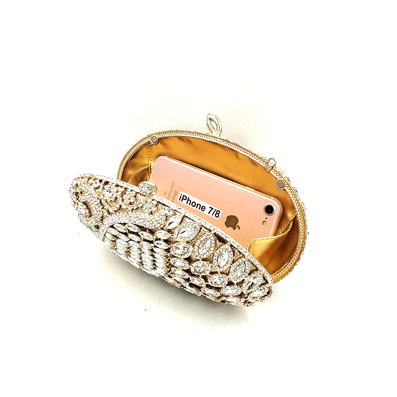 Swan Diamond Clutch