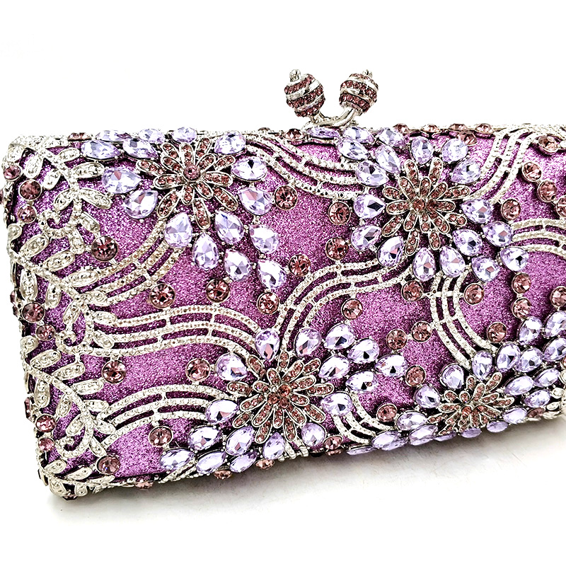 Diamond Flower Purse
