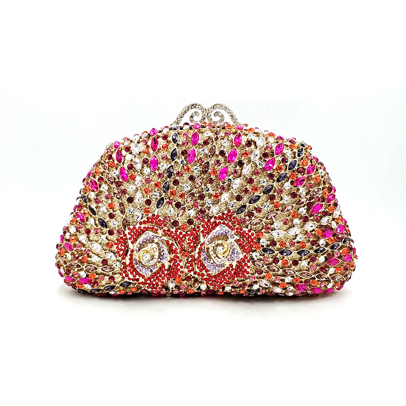 Rose Crystal Purse