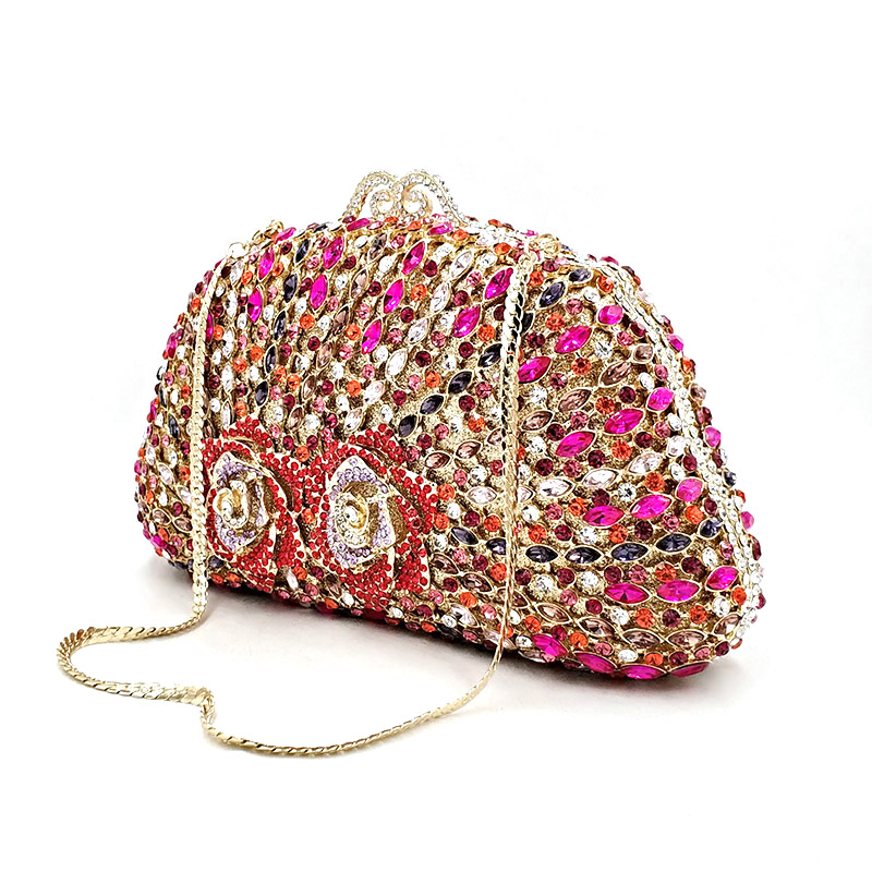 Rose Crystal Purse