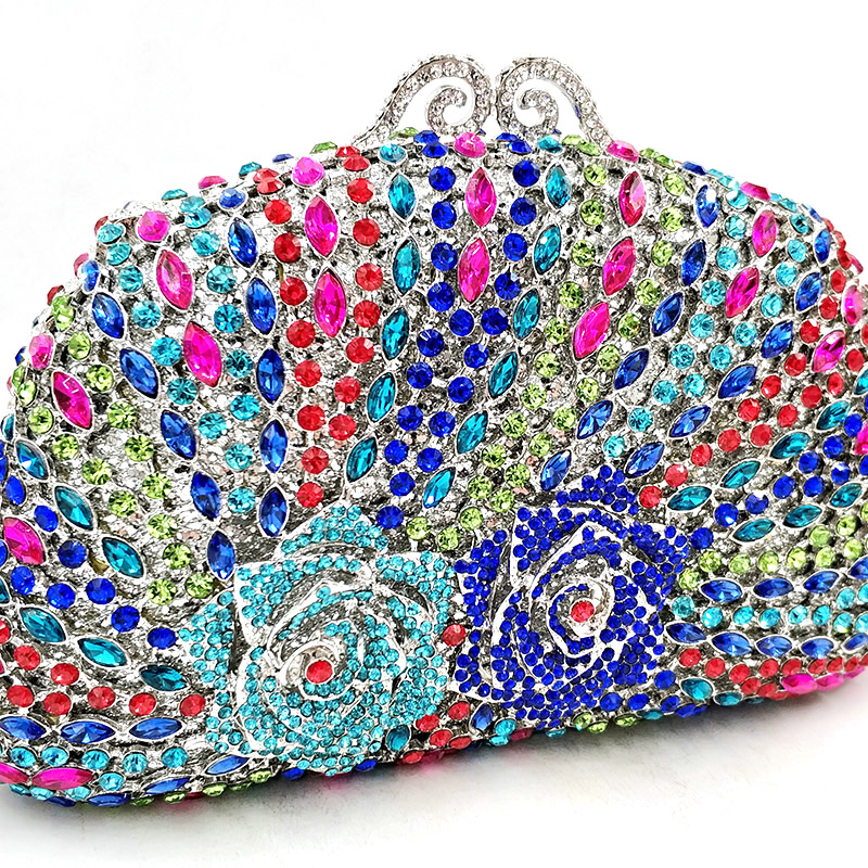 Rose Crystal Purse