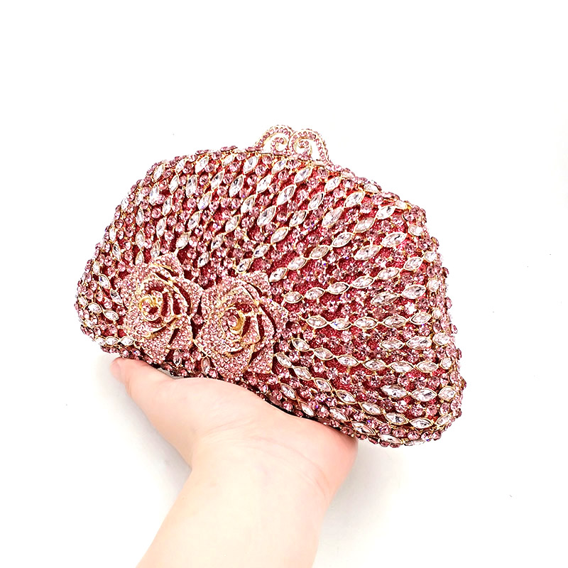 Rose Crystal Purse