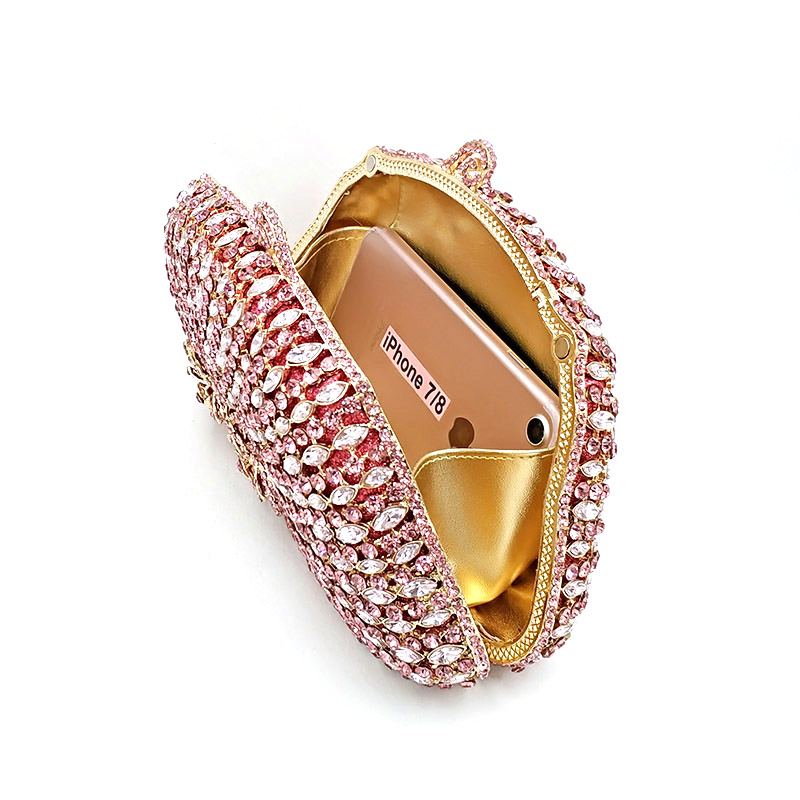 Rose Crystal Purse
