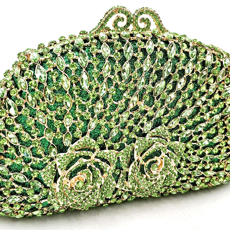 Rose Crystal Purse